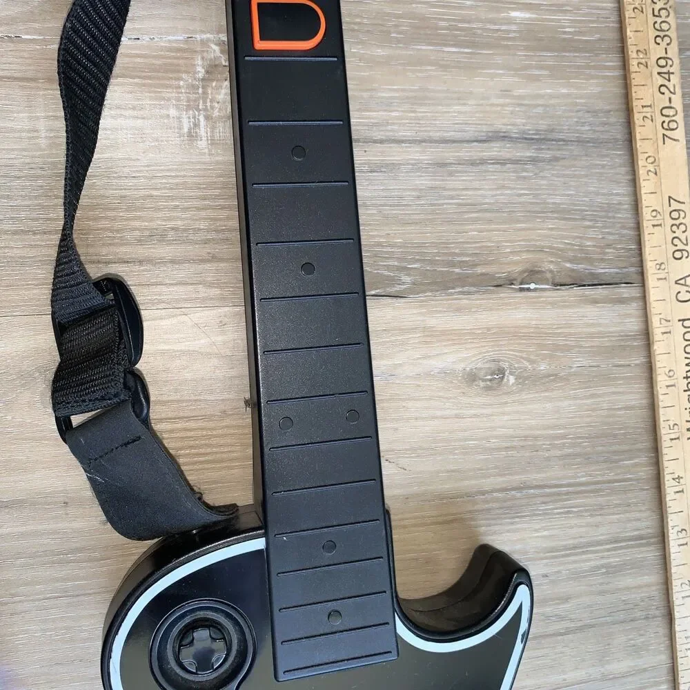 Guitar Hero Les Paul Gibson Wireless Sony Playstation w/ Dongle Original & Strap